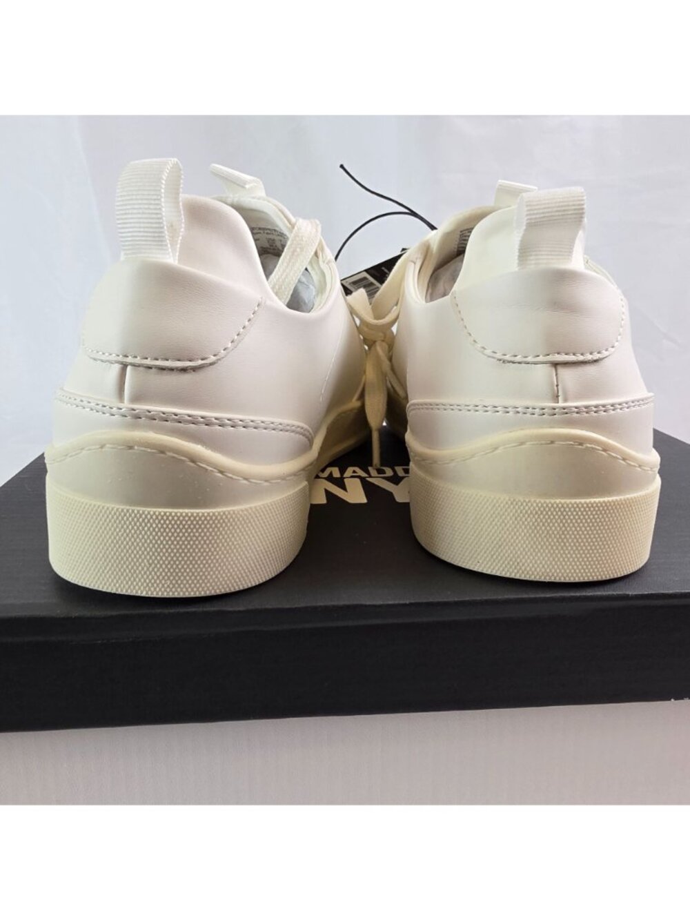 Madden NYC Markk Sneakers Mens 7 White Platform Court Lace Up Shoes New In Box - Picture 4 of 12